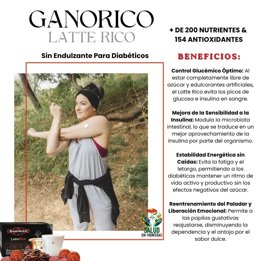 Línea GanoRico Latte Rico - Sin Endulzante